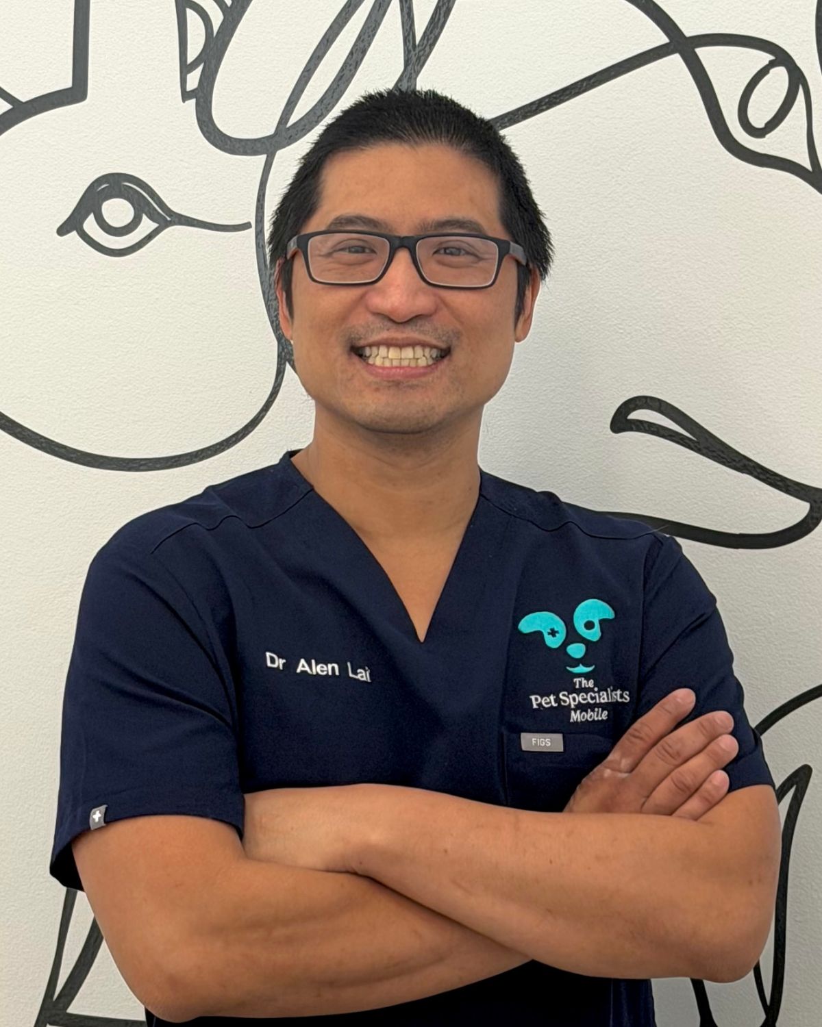 Dr Alen Lai, specialist veterinary surgeon with The Pet Specialists Mobile